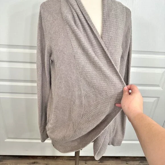 Barefoot Dreams Cozychic Lite Knit Circle Cardi - Picture 4 of 12